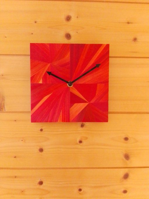 HORLOGE MURALE SPECIALE ROUGE