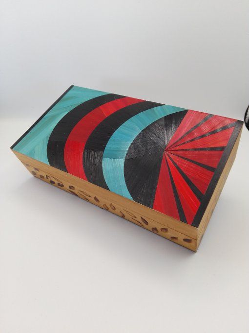 Boite Collec Free rouge/bleu/noir